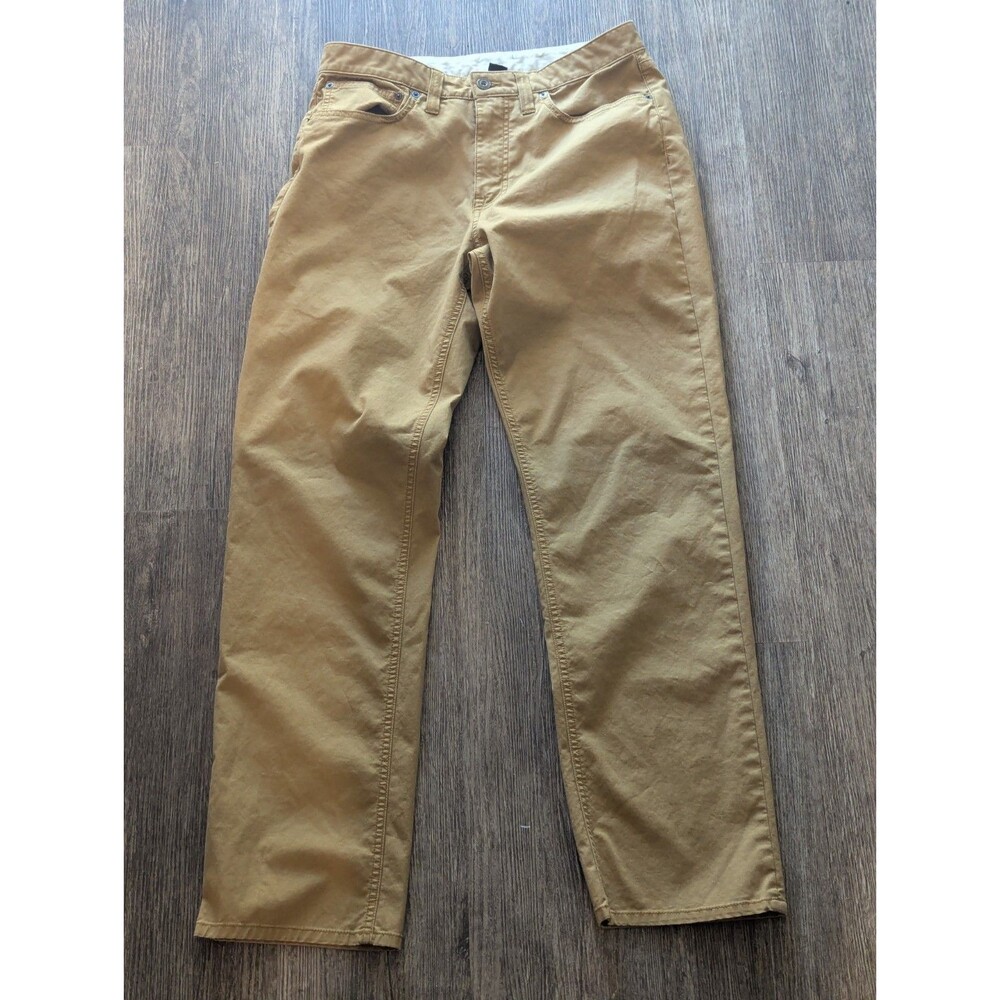 PrAna Canvas Workwear Hiking Climbing Pants Khaki Tan Men's Size 32x30